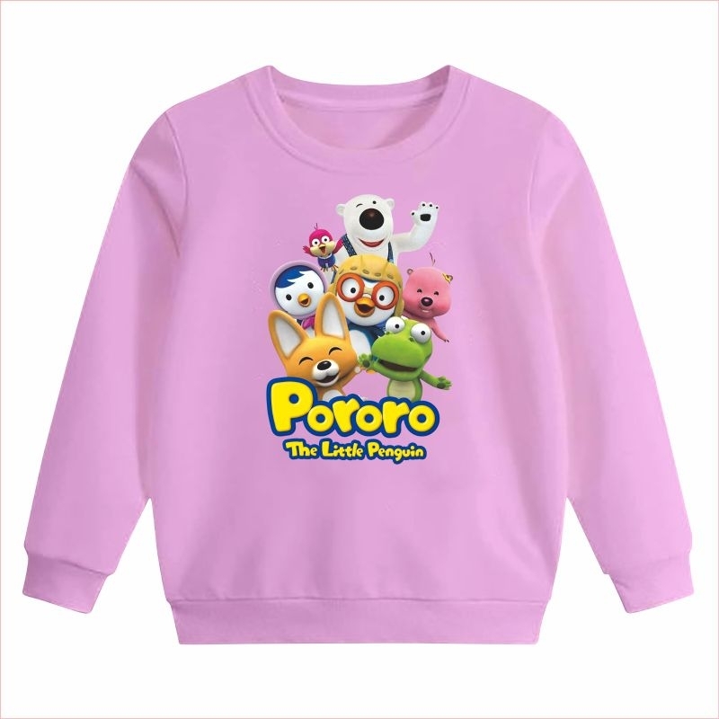 ((IB))SWEATER ANAK2 UNISEX/PORORO DIGITAL SABLON