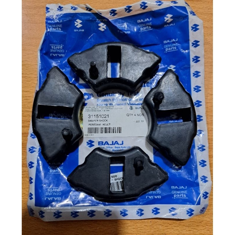 KARET TROMOL PULSAR XCD 125 KARET DAMPER TROMOL BAJAJ XCD 125