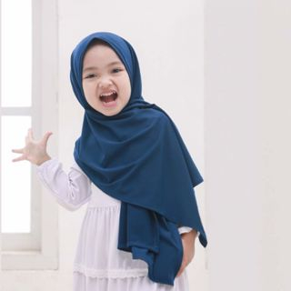 jilbab instan / PASHMINA MALAY / 140 x 42 CM / estimasi 3-6 thn / jilbab anak / kerudung anak / hijab isntan