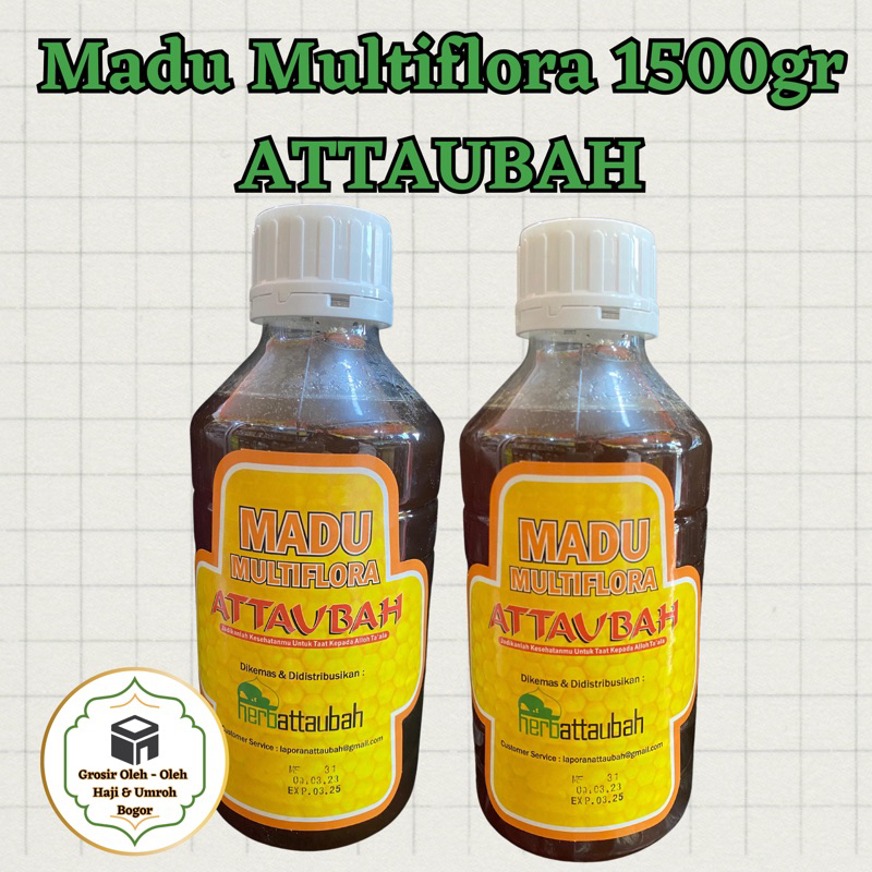 

Madu MultiFlora Attaubah 1.500 gr I MADU MURNI MULTIFLORA ATTAUBAH I MENAMBAH NAFSU MAKAN