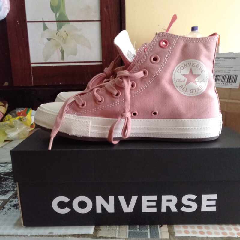 CONVERSE CHUCK TAYLOR ALL STAR WORKWEAR TEXTILES WOMEN'S SNEAKERS - PINK