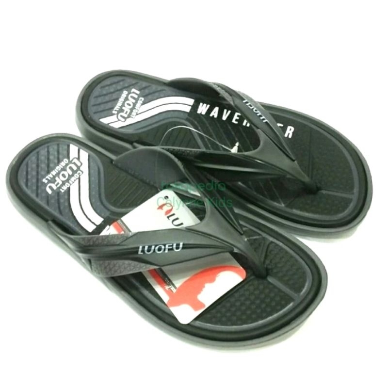 Sandal Jepit Anak Karet Anti Licin/Sandal Luofu Anak Keren Anti Slip