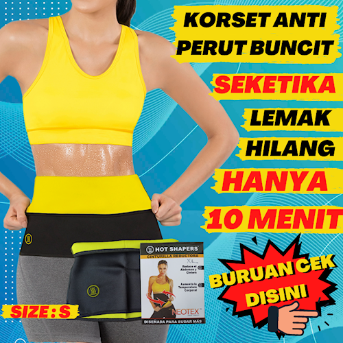 Korset Perut Wanita Waist Hot Shaper Dalaman Wanita Korslet Pembakar Lemak Pengecil Perut