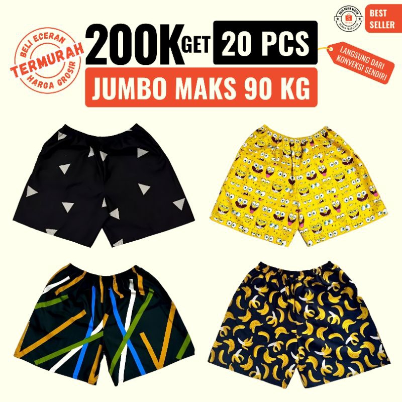 celana kolor jumbo bb 90kg