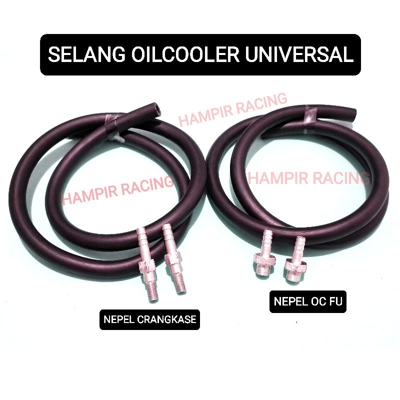 [COD] SELANG OIL COOLER NEPEL BAUT OIL COOLER SATRIA FU NEPEL LUBANG CRANGKASE HEAD JALUR SELANG OIL