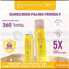 ❤ RATU ❤ Madame Gie Sunspray | Protect Me Sunscreen SPF 30 PA +++ 60ml | Sunscreen Madame Gie Calendula Extract | Let's Glow Tinted Sunscreen | SPF 50 PA ++++ | Sunscreen Spray