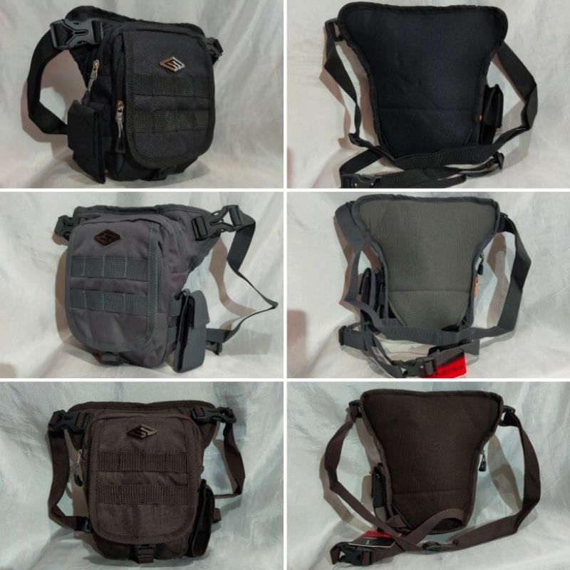 Tas paha - pinggang - selempang - hip bag - Blasted 43BL75 - 44BL13 - 44BL07 original black grey