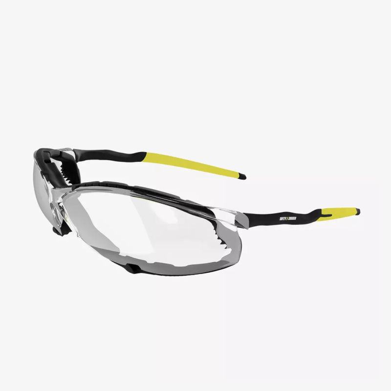 SAFETY GLASSES WITH REMOVABLE FOAM CLEAR ANTI FOG - TSAVO