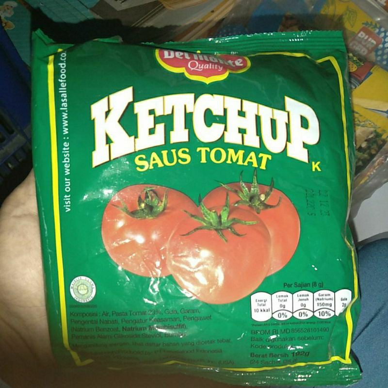 

delmonte sachet saus tomat 192 gr