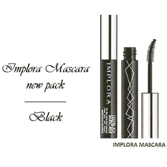 QEILA - Implora Deep Black Mascara 3.8gr | Maskara Implora 100% Ori