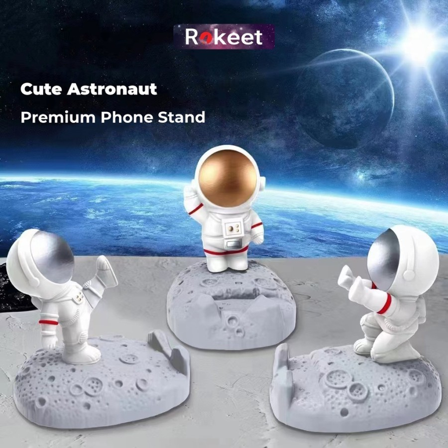 Holder Hp Astronot HD-60 Stand Penyangga Smartphone Astronot Universal Grosir