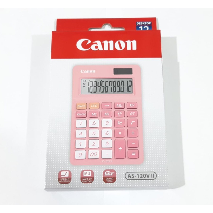 Tbmo Calculator Canon 12 Digit AS-120V II / Kalkulator Canon