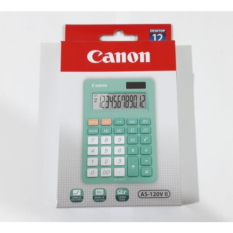 Tbmo Calculator Canon 12 Digit AS-120V II / Kalkulator Canon