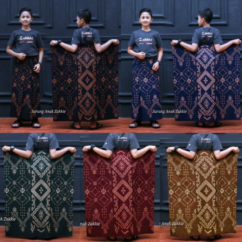 Sarung Anak SD/SMP Kang Santri - BISA COD BAYAR DITEMPAT- Sarung Batik Santri