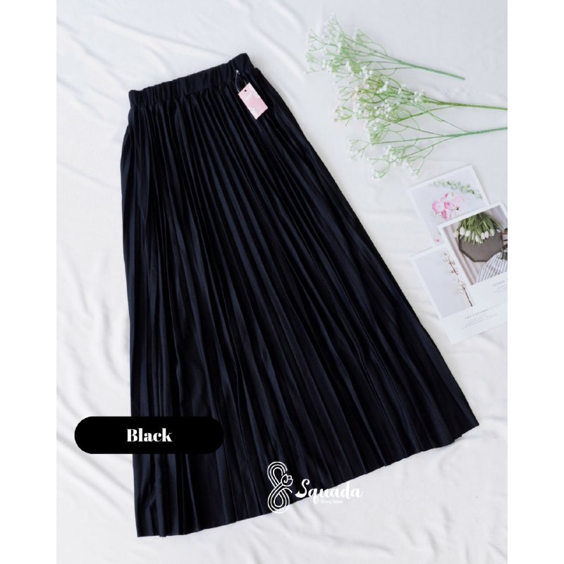 SQUADA | BOLD SERIES -  TOKYO PLEATS SKIRT PREMIUM - BAWAHAN PLISKET POLOS MAYUNG JUMBO BAHAN TORINO TOKYO PREMIUM