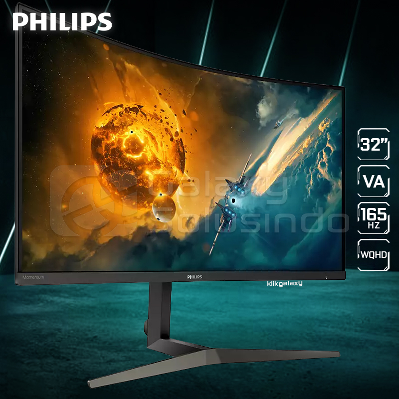 Philips 325M2CRZ 32&quot; VA 1ms 165Hz WQHD Curved Gaming Monitor