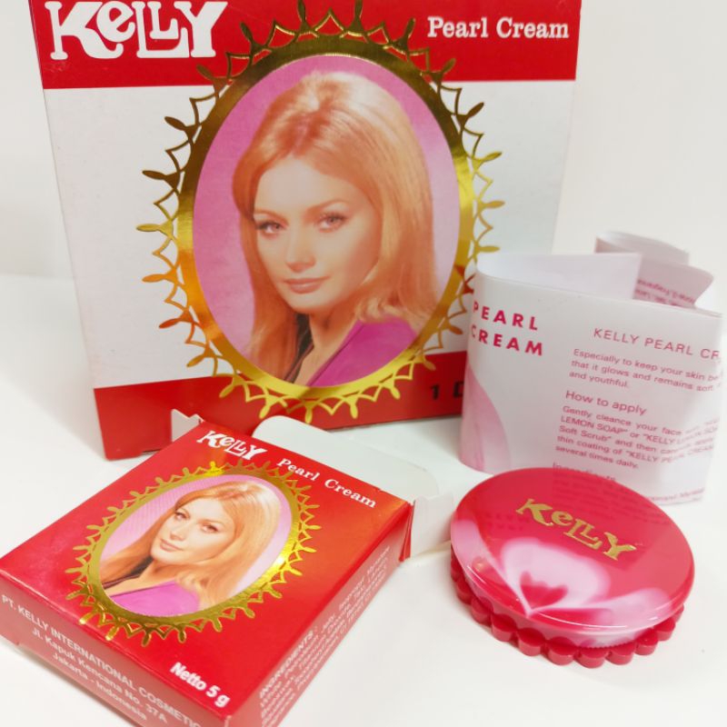 Cream Kelly Pearl Tersedia 15g &amp; 5g - kulit bersih dan bercahaya