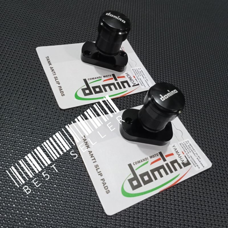 

TUTUP MINYAK REM CNC HITAM , MODEL STEMPEL
