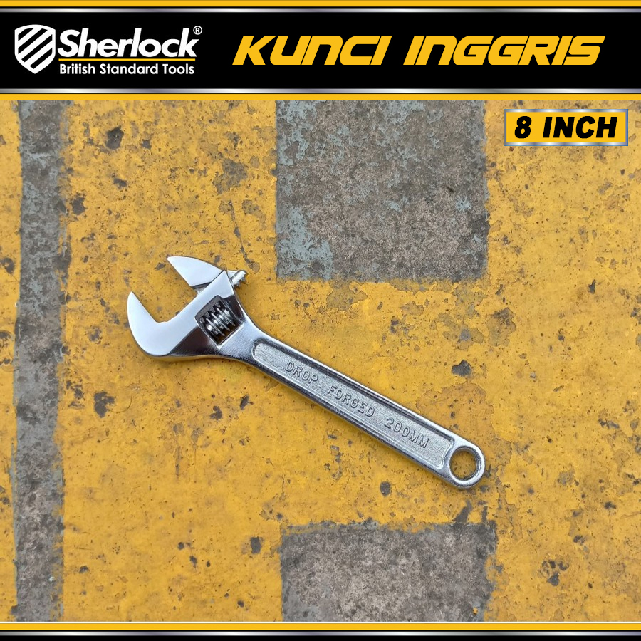 Kunci Inggris 8 inch Original Sherlock