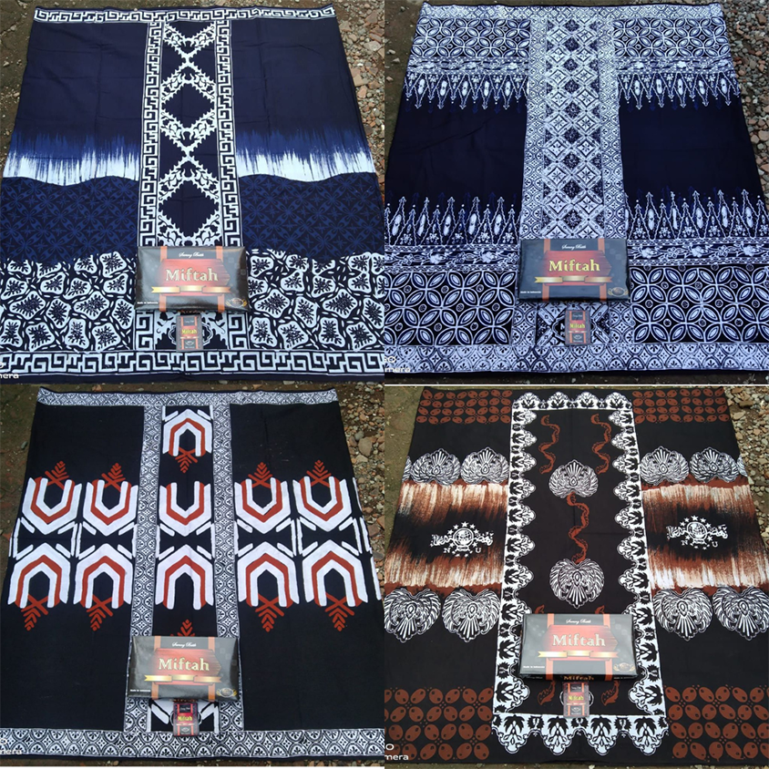[Promo COD] Sarung Batik Dewasa Cap Esklusif Pria Wanita / Sarung Batik Miftah / Sarung Batik Athya 