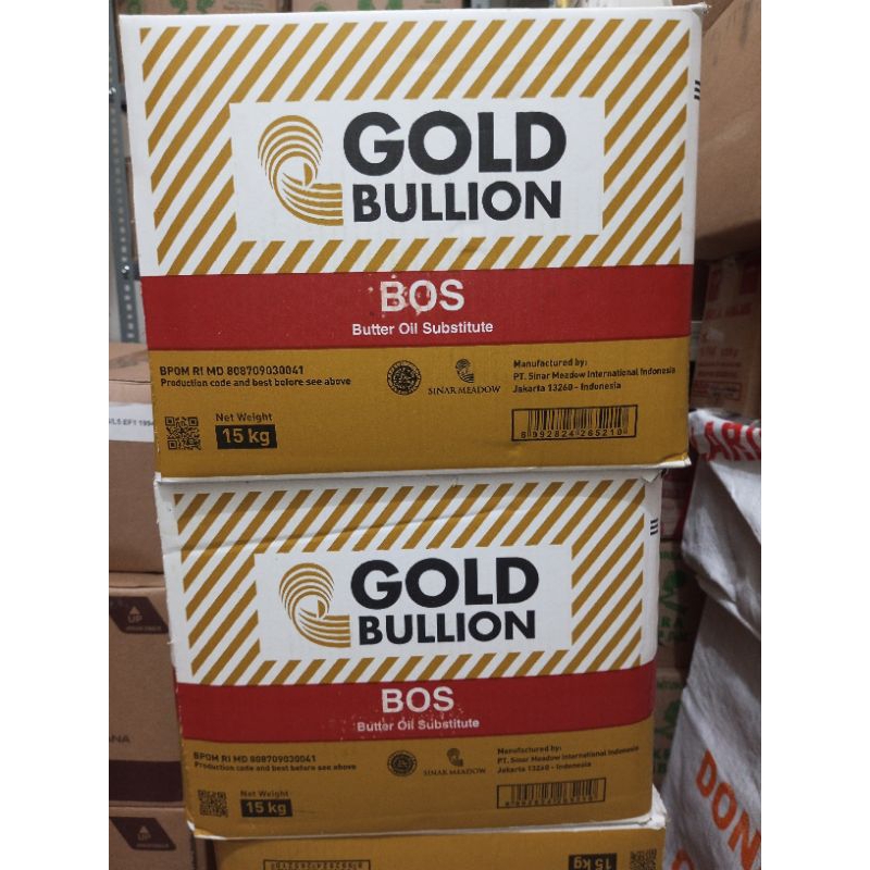 

Gold Bullion BOS Butter Oil Substitute 15 KG