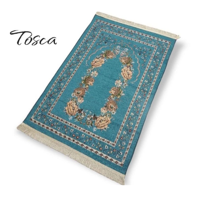 sajadah>> traveling murah dewasa tipis motif  bunga rumbai tambang bagus