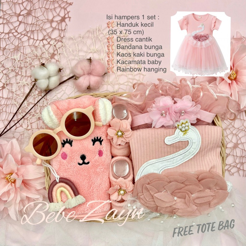 { Bebe Zayn Hampers } Little Princess Series 3 -12 bulan | Newborn Baby Gift Set | Hampers Baby | Kado Lahiran Bayi