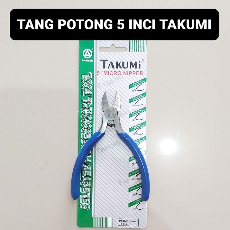 TANG POTONG TAKUMI KECIL CUTTING PLIER 5 INCI