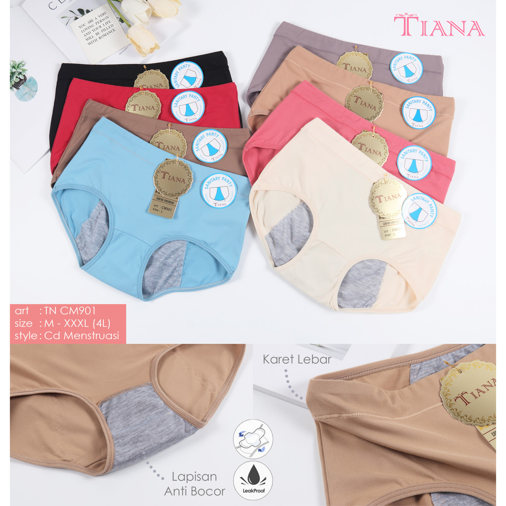 TIANA | Celana Dalam Menstruasi / CD Mens / Anti Tembus / Anti Bocor / art TN CM901