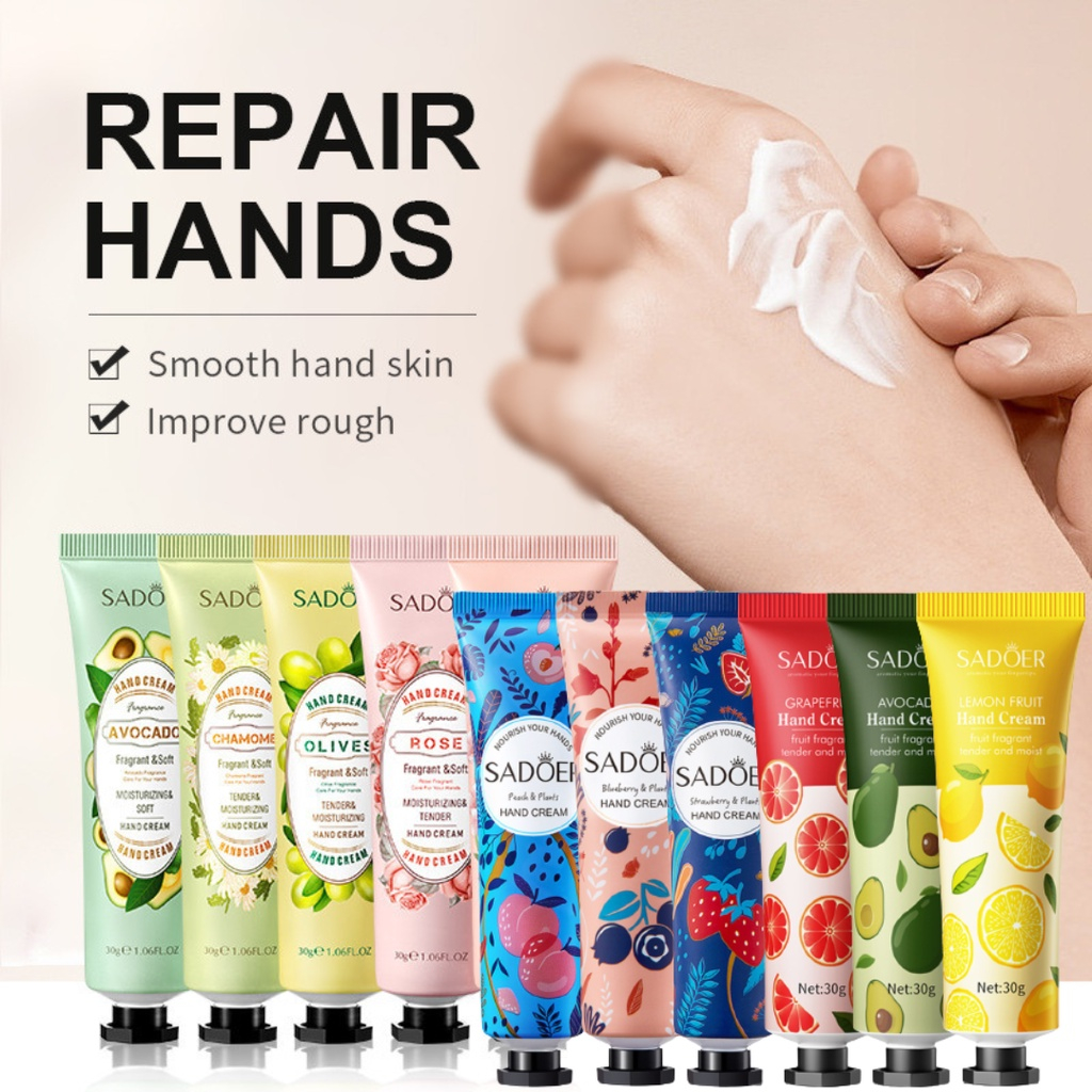 Hope Store - Sadoer Hand Cream Fruit Lation Moisturizing Krim Tangan Sadoer Perawatan Tangan Nutrisi Kulit