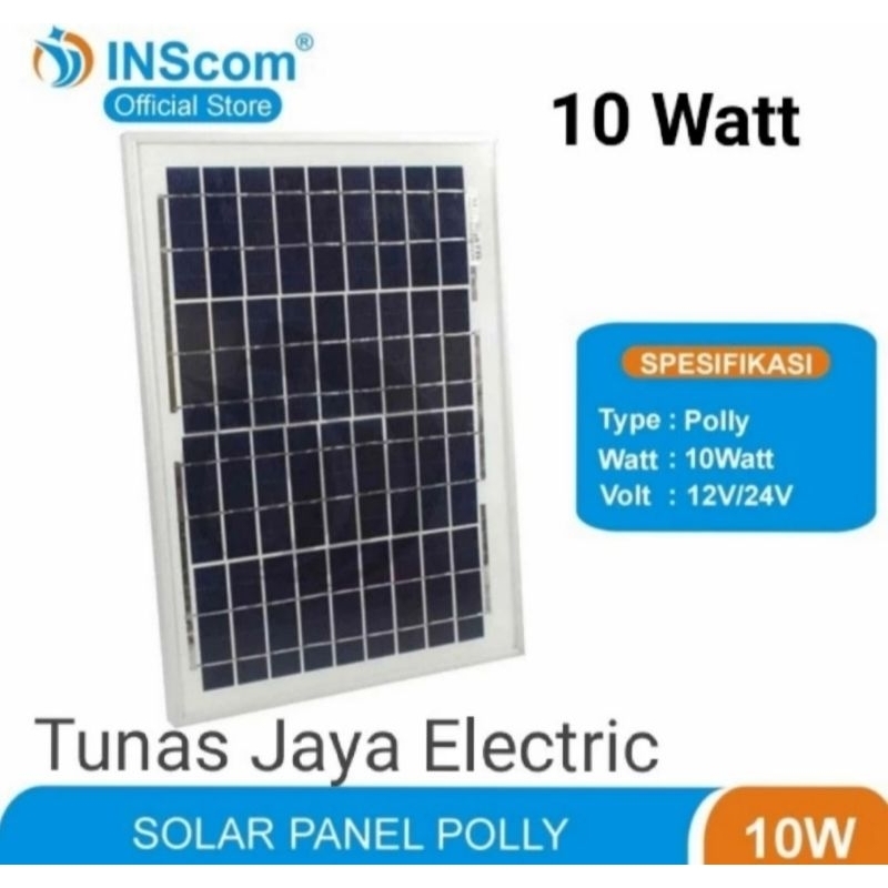 Solar Panel / Panel Surya / Solar Cell 10WP POLY INSCOM