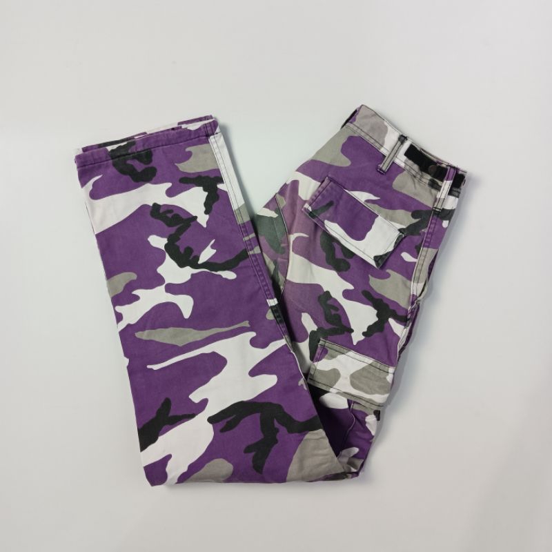 Cargo Pants Camo Purple Second