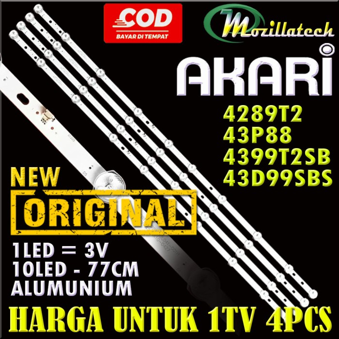 BACKLIGHT TV LED AKARI 42 42 4289T2 43P88 4399T2SB 43D99SBS 4289 43P88
