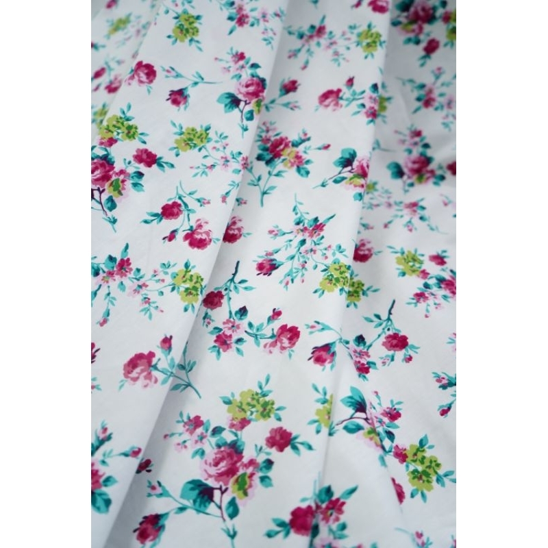 katun jepang motif bunga kecil