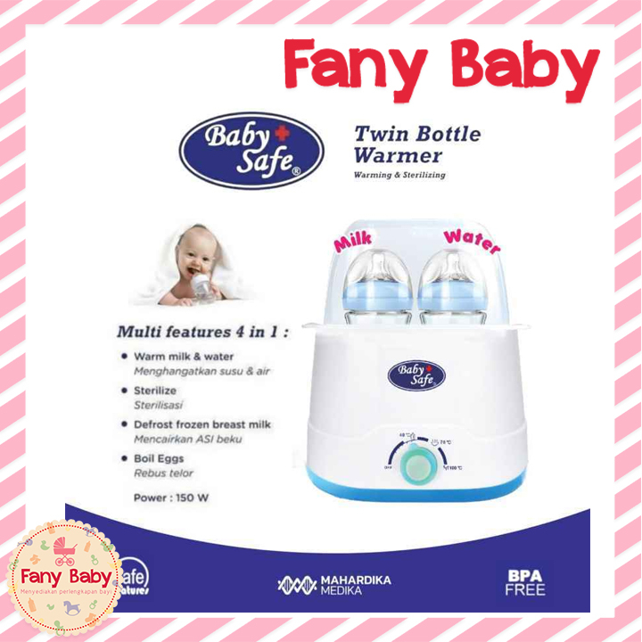 BABY SAFE TWIN BOTTLE WARMER / LB216