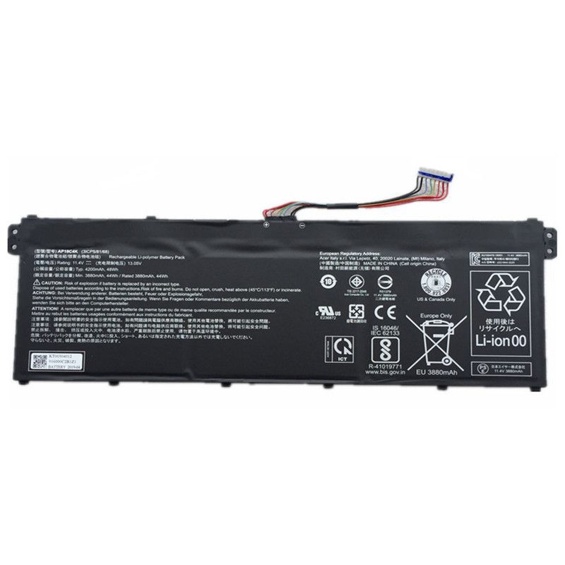 Baterai AP18C4K for Acer aspire 3 A315-42 A315-54 aspire 5 A514-52 A515-43 AP18C4K