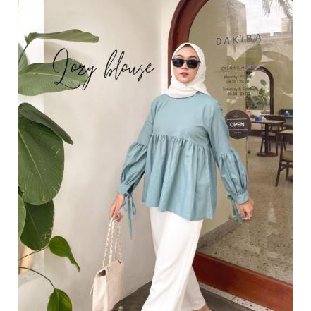 LOZY BLOUSE / Blouse Linen Kekinian / LD 106