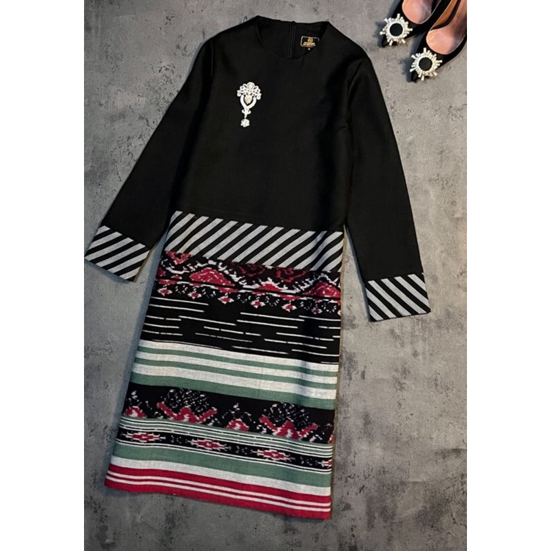 TENUN_GAYA tunik tenun wanita Dress tenun baju tenun jepara fashion wanita tunik murah
