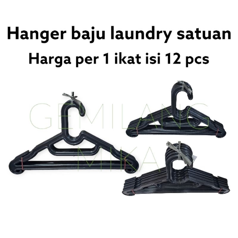 hanger baju satuan Murah(isi 12pcs)