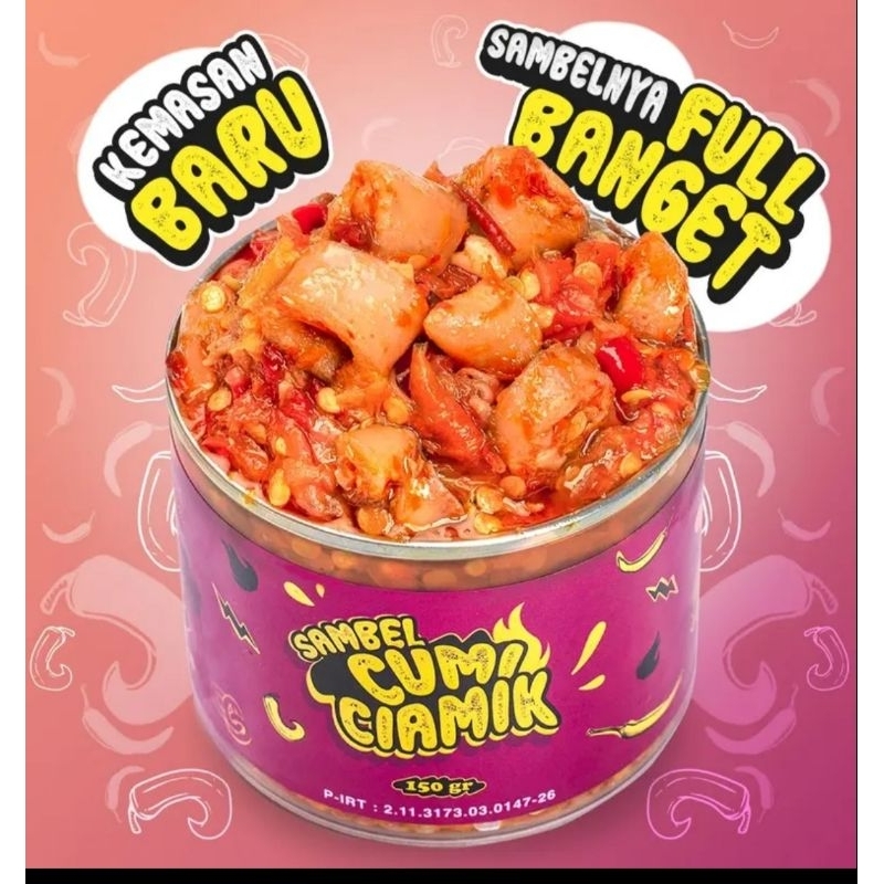 

Eat sambel Cumi Ciamik 120 gr Sambel Viral Best Seller Eatsambel