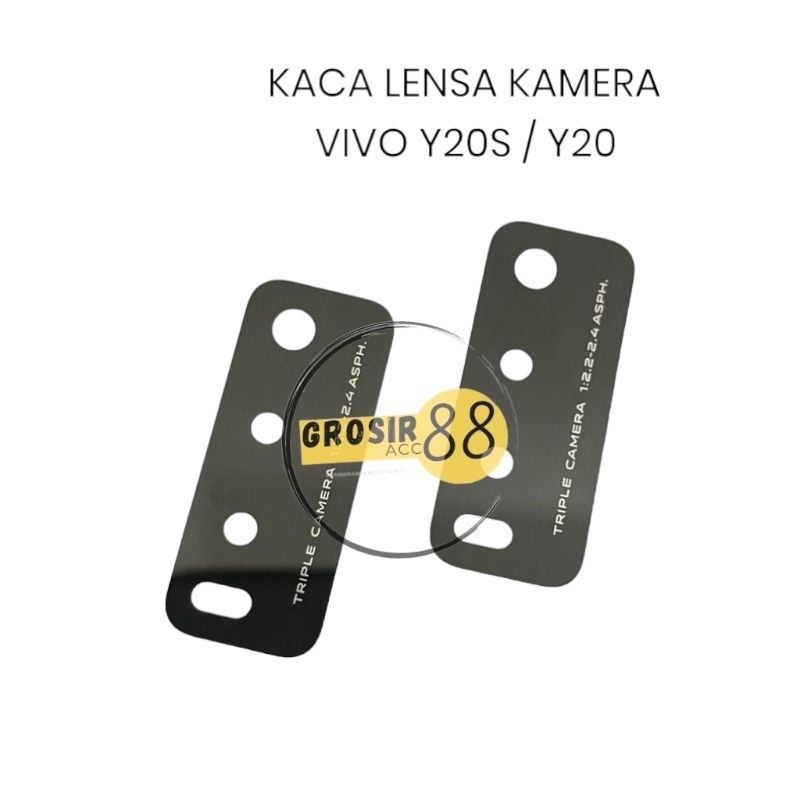 KACA LENSA KAMERA BELAKANG VIVO Y20 - Y20S ORIGINAL