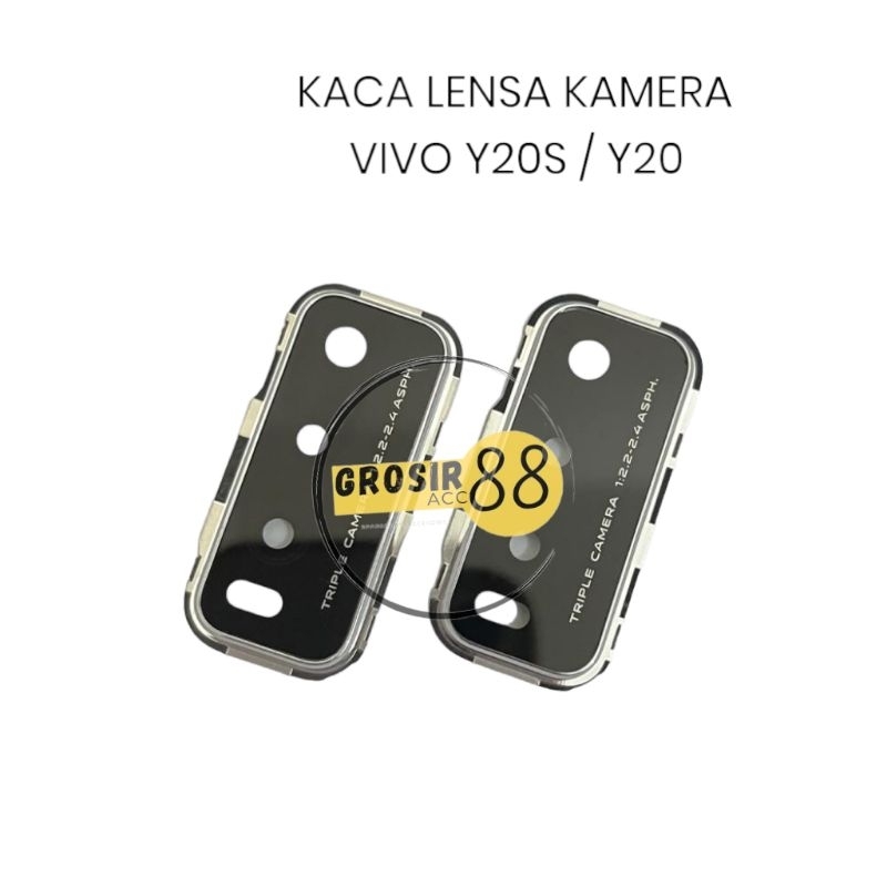 KACA LENSA KAMERA BELAKANG VIVO Y20 - Y20S ORIGINAL