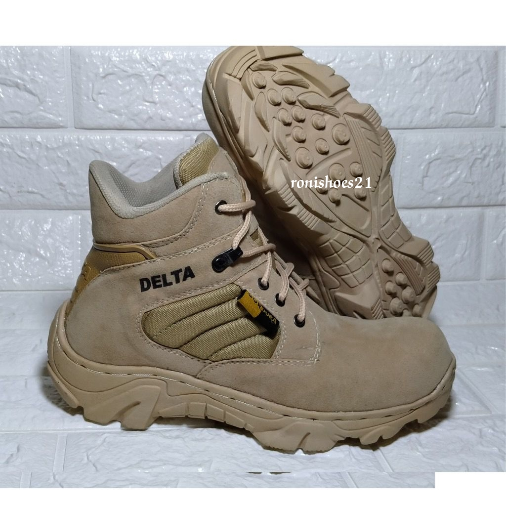 Sepatu Safety Boots Delta Tactical Adventure Haiking 6inc