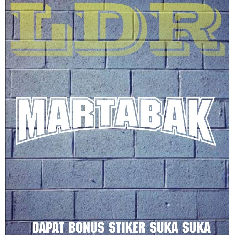 stiker cutting martabak