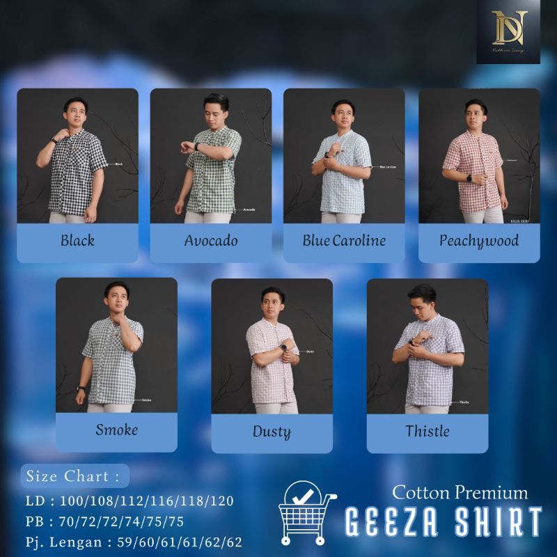 GEEZA SHIRT by Nadheera Luxury [ NEW - ND Shirt Series ] Kemeja Nadheera Luxury