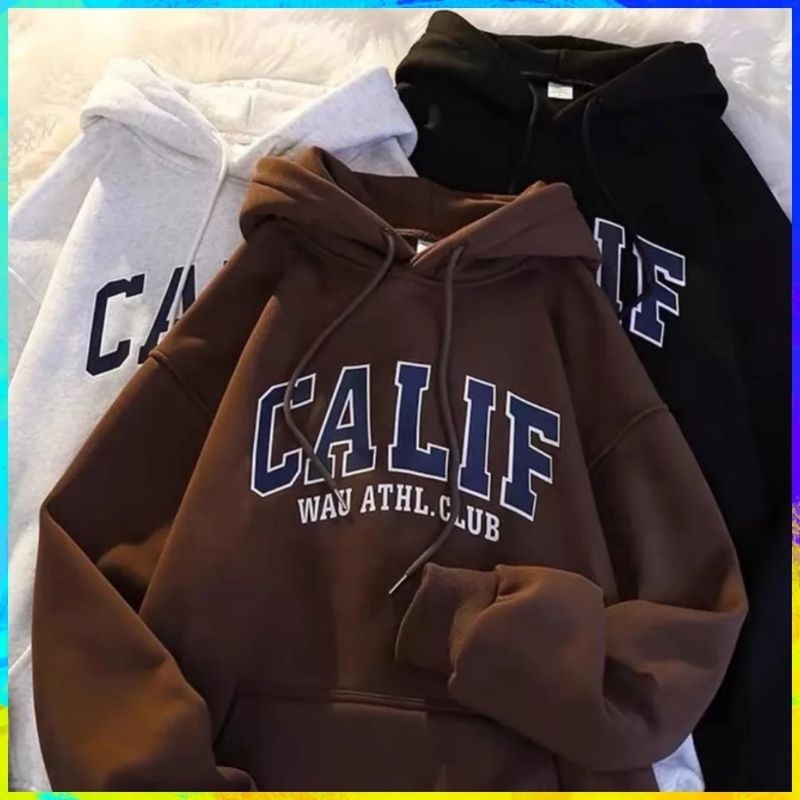 [MURAH] Sweater Pria Wanita Oversize Calif Hoodie Wanita Pria Wanita Switer Hodie Crewneck Jaket Wan
