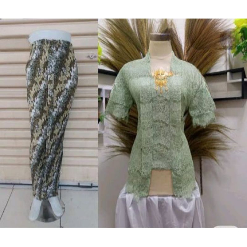 Kebaya kutubaru pendek/kebaya kutubaru brukat/kebaya kartini/kebaya kutubaru modern