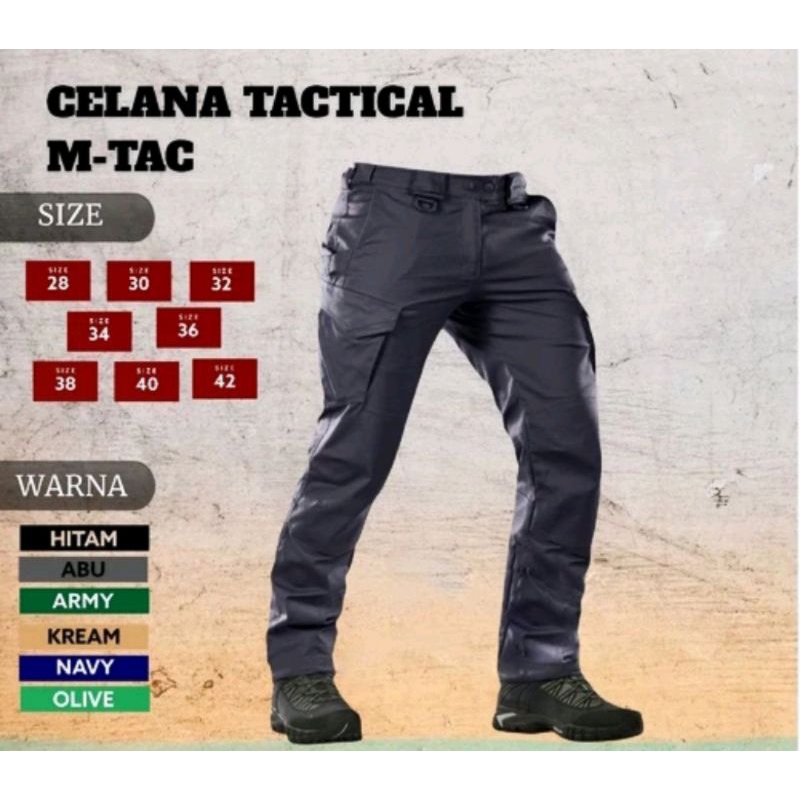 Celana PDL Tactical Lapangan Panjang Pria M-tac