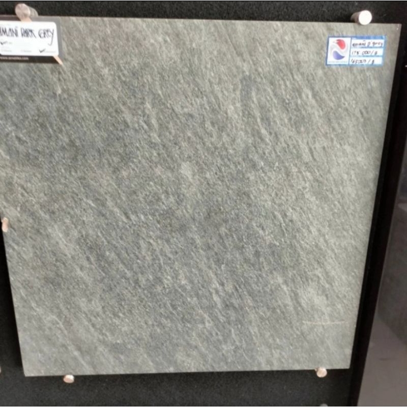 Granit 60x60 IKATAN Kasar Arna Amani Dark Grey matt