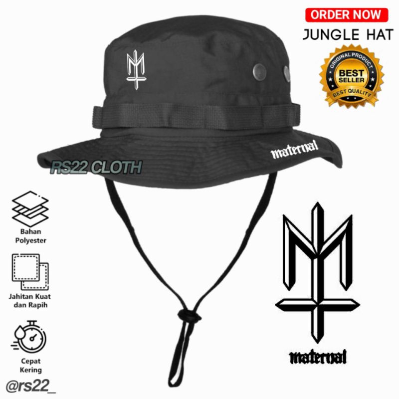 Topi Rimba MATERNAL/Topi Gunung Outdoor Adventure Casual/Topi Hiking Pria Wanita Lokal Brand